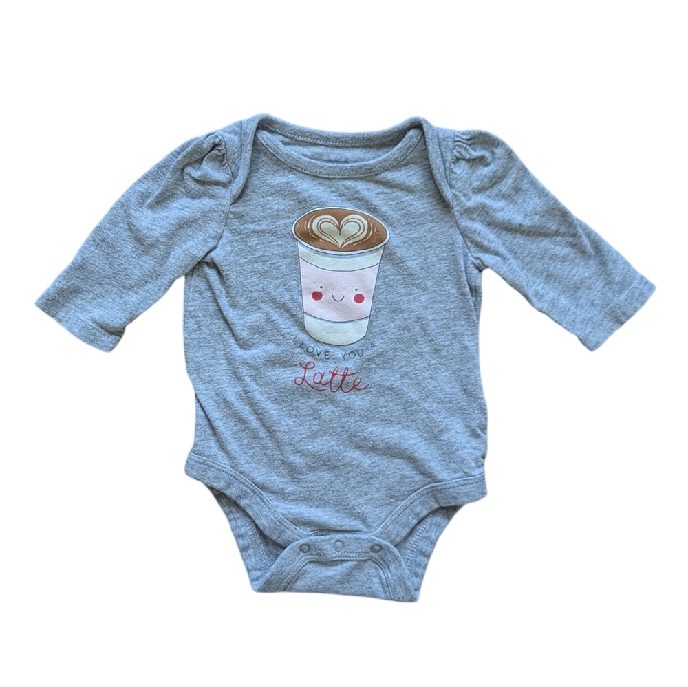babyGAP I Love You A Latte Bodysuit - Size 0-3M